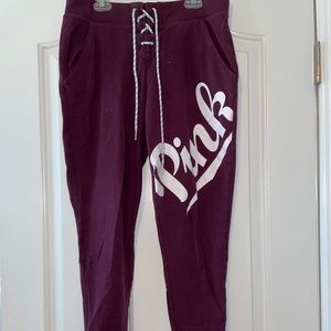 PINK by Victoria’s Secret Maroon Joggers